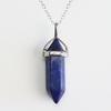 Ágata Cristalizada Bala Columna Hexagonal Piedra Preciosa Péndulo Colgante Joyería Collar Accesorios de Joyería Transfronterizos Amazon