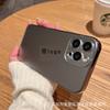 Funda Adecuada para iPhone 18 Pro con Bordes Galvanizados, Color Original, Acabado Mate Similar a la Piel de Aguacate, Anti-Caídas, Cortes de Precisión para Apple 16 Pro
