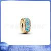 Panjia Dora Cobre Blanco S925 Plateado Nuevo Tortuga Caballito de Mar Serie Oceánica Cuentas Accesorios DIY Joyería de Cuentas