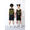 Traje de Uniforme de Baloncesto de los Lakers para Niños y Niñas Estudiantes de Jardín de Infancia y Primaria No. Personalización de Jersey de Equipo de Entrenamiento de Juego 24