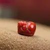 Atacado ágata vermelha do sul natural leão desperto cabeça de Buda corajosa padrão traseiro contas soltas Wen brincar acessórios de pulseira de cristal atacado