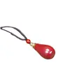 Venta al por mayor del fabricante Colgante de Calabaza de Cinabrio Baifu Incrustado para Hombres y Mujeres Arena Dorada Púrpura de Alto Contenido Botella Vacía Collar Fulu