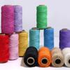 [Personalizado] Rollo de 50G Cuerda de Cáñamo Trenzada de Tres Hilos Colorida Rollo Pequeño de Aprox. 50m Por Rollo Venta al por Mayor de Fabricante Cuerda Hecha a Mano para Bricolaje