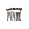 Pente Invertido de Strass Presilha de Cabelo Sem Costura Clipe de Franja Artefato de Cabelo de Alta Qualidade Presilha de Cabelo Simples Acessório de Cabeça Feminino