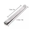 Clip para dobladillo de costura de metal, clip de costura con regla medidora de 3 pulgadas, clip para acolchado, regla fija para costura y marcado DIY