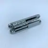 Bisagra cromada brillante HL032, bisagra eléctrica para armario, bisagra para caja de distribución industrial, bisagra para puerta de armario