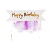 Nubes Banner Decoración Pastel Cumpleaños Borla Inserto Pastel Bandera Inserto Pastel Bandera Feliz Cumpleaños