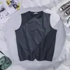 Directo del fabricante: Camiseta sin mangas holgada para pareja, nuevo chaleco deportivo casual de verano de manga corta