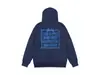 Comercio Exterior Dropshipping Marca Europea y Americana Nueva Tendencia Estampado de Letras Sudadera Unisex con Capucha Abierta