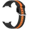 Adecuado para Correa de Rayas Verticales para Samsung Watch8/9, Correa de Silicona para Galaxy Watch8Classic, Pulsera Bicolor