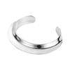Novo Bracelete Europeu e Americano Minimalista de Metal Esmaltado Largamente Aberto Elástico Nicho Sofisticado Exquisito Empilhável para Mulheres