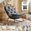 Sofá perezoso silla de ocio para balcón mecedora sofá reclinable para adultos cómoda silla de sofá para sala de estar mecedora doble