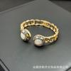Pulsera de Piedra Bruta Incrustada con Perla Barroca Natural, Pulsera Personalizada de Nicho de Gama Alta, Fabricante de Suministro en Vivo al por Mayor