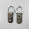 Exposição de pintura em galeria anel de suspensão de furo duplo gancho de metal acessórios anel de suspensão semicircular escuro de fio grosso gancho fabricantes atacado