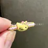 Anillo de Oro Puro 999 para Mujer, Estilo Nuevo, Anillo Trenzado de Cuerda Tejida Hecho a Mano, 24K, Venta al por Mayor para Regalos
