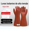 Luvas de isolamento elétrico Shuangan 12KV Cinto de borracha Trabalho elétrico Luvas de proteção elétrica de trabalho