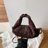 Bolsa de mão com estampa de leopardo para moda outono e inverno, bolsa de ombro moderna, bolsa transversal estilosa, bolsa de grande capacidade para o dia a dia, bolsa fashion