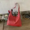 Bolso Tote Simple de Moda Tendencia Primavera 2026, Bolso de Hombro Grande de Color Sólido Simple de Moda para el Trabajo
