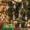 Novo Produto Transfronteiriço: Conjunto de 12 Quebra-Nozes Enfeites de Madeira Pendurados de Natal - Decorações Penduradas para Árvore de Natal para Decoração de Casa e Festa