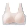 Camiseta sin mangas de soporte para niñas adolescentes, sin costuras, cómoda, a prueba de impactos, suave, agradable para la piel, etapa dos, copa inicial fija