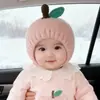 Toucas para Bebê, Toucas Quentes de Outono e Inverno, Toucas de Orelha de Tricô Fofas e Super Fofas para Proteção Auricular, Toucas de Lã Pulôver para Bebês Machos e Fêmeas