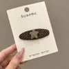 Pinza para el Cabello Melaleuca Otoño e Invierno para Mujer Lazo Estampado Leopardo Exquisita Pinza BB Accesorios para el Cabello Nuevo Estilo 2026 Pinza de Pato de Punto Versátil