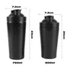 Comercio exterior para vaso agitador de una sola capa, vaso mezclador de batidos de proteína para fitness, gran capacidad, acero inoxidable, vaso de agua deportivo