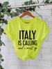 Playera de Algodón Puro Verano Europeo y Americano Manga Corta Cuello Redondo Comercio Exterior Transfronterizo Patrón de Letra Americana Playera Estampada para Mujer Talla Europea y Americana