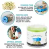 Tapa de frasco para germinar semillas de boca ancha Kit para brotes de frijol Tapa de frasco de Mason para germinar semillas