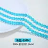 Cuentas Sueltas de Vidrio Transparente de 8-10 mm Material para Pulsera Collar Hecho a Mano DIY Se Venden en Cuentas de Vidrio Enteras Al Por Mayor