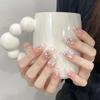 [serie de verano] productos de uñas puramente hechos a mano al por mayor pegatinas de uñas uñas de fototerapia parches para uñas