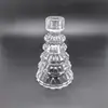 Suporte de Vela Árvore de Natal de Vidro Transparente Simples Nórdico Decoração de Natal Interna Ornamentos Decorações de Mesa para Hotel Restaurante