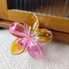 Europa y Estados Unidos clip de pelo de flor de huevo de colores transfronterizo clip de flor clip de tiburón de dama elegante accesorios para el cabello de vacaciones en la playa tocado