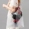 Bolsa Tote Transparente con Flores, Bolsa de Regalo de Moda, Bolsa Individual de Flor de Rosa, Suministros para Floristerías, Bolsa para Ramo del Día de la Madre