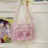 Bolso bandolera transparente de estilo japonés ins de alta apariencia, fresco y dulce, de colores caramelo, para niñas, ligero y elegante