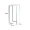 Soporte de Flores para Interiores de Hierro Forjado Estilo Nórdico, Estante de Almacenamiento Simple de Lujo Ligero de Pie para Sala de Estar Balcón, Mesa para Flores con Acabado de Pintura Nano