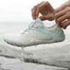 Nuevos Zapatos de Playa de Verano para Hombre y Mujer Zapatos de Cinco Dedos Descalzos Antideslizantes Zapatos de Trazado Zapatos de Pesca Zapatos para Caminar por la Orilla y Nadar para Mujer