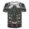 Nuevos Productos de Exportación Camiseta de Malla para Hombre Impresa en 3D Periféricos de Animación Cosplay