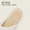 Zapatillas de lino Lida Nia para hombre, antideslizantes, primavera y otoño, para interior, hogar, silenciosas, para las cuatro estaciones, de tela de algodón y lino, nuevas para mujer