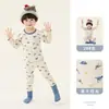 Nuevo Conjunto de Ropa Interior Térmica para Bebé Otoño/Invierno Conjunto de Ropa de Casa para Niños Algodón Puro Clase A Ropa Interior para Niños y Niñas Conjunto para Bebé Algodón