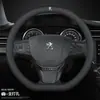 Adecuado para Cubierta de Volante Peugeot Transfronteriza 408/4008/308/508L5008/3008 Cuero Genuino Antideslizante y Absorbente de Sudor