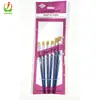 Fabricante Transfronterizo Mayorista Pinceles de Pintura al Óleo Herramientas de Pintura de Cabeza Plana Juego de 6 Piezas Mango de Plástico Cerdas de Nylon Juego de Pinceles para Pintura al Óleo