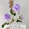 Rosa simulação flor 3 cabeça sol rosa salão de casamento flor linha arranjo de flores casamento flor casa comércio exterior flor falsa