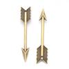 Acessórios de joias retrô DIY prata antiga 3,3g flecha 62*12*4mm liga galvanoplastia fábrica venda direta