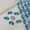 Wuzhou K9 Super Brilhante 8X12 Pedra de Strass em Formato de Ovo de Pombo 1:1 Réplica de Acessórios para Nail Art Huazi Pontiagudos de Fundo Decorativo DIY