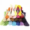 Cuerdas de Papel Trenzado de Doble Hilo de Colores de Aproximadamente 30 m, 12 Rollos por Paquete, Diámetro de 2 mm, Materiales para Tejer Hechos a Mano de Bricolaje, Grandes Cantidades en Stock
