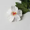 Flor de Hibisco Artificial Nova Diâmetro 10cm Foto de Viagem Roupa de Banho para Praia Acessórios Criativos para Cabelo Decoração de Sala de Estar Casamento