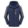 Chaqueta Chaqueta tres en uno para mujer chaqueta de dos piezas para hombre cálida impermeable transpirable ropa de trabajo para exteriores personalización de LOGO
