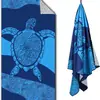 Toalla de Playa Suave y Amigable con la Piel, Toalla Deportiva Impresa de Microfibra, Absorbente de Sudor Secado Rápido Toalla de Baño, Personalizable al por Mayor