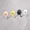 Gancho Metálico Único de Luxo Leve Transfronteiriço para Uso Doméstico, Sem Furos, para Porta de Banheiro, Gancho para Casaco e Chapéu, Gancho Adesivo Sem Marcas para Cozinha